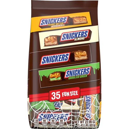 Snickers fun size chocolate - snickers,